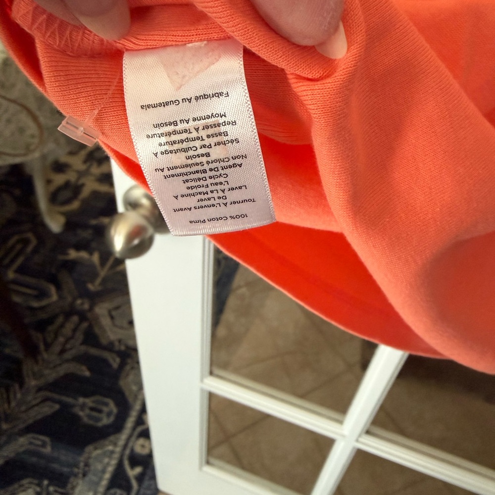 Talbots Women's 3/4 Sleeve Coral Tee - Picture 6 of 6
